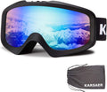 Karsaer Ski Goggles with Anti-Fog and UV Protection for All