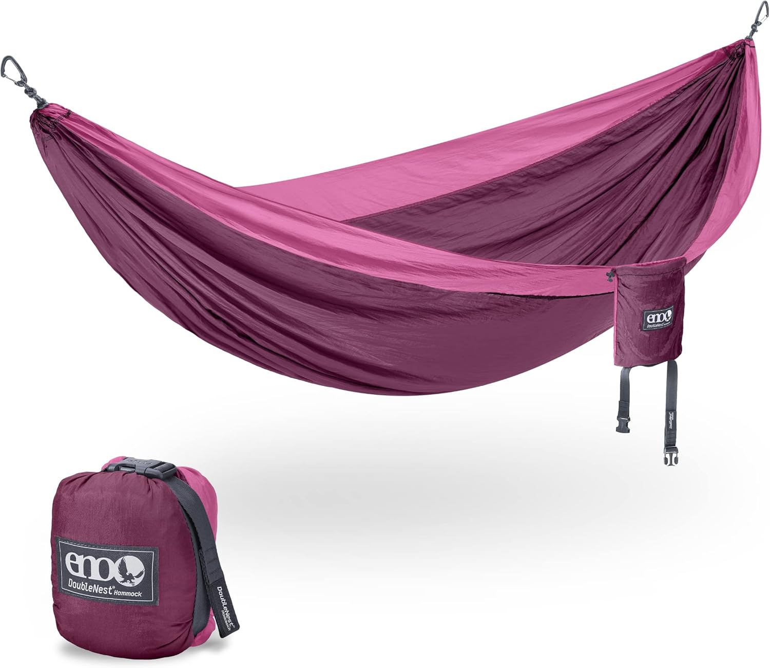 ENO DoubleNest Hammock - Lightweight and Portable for Travel