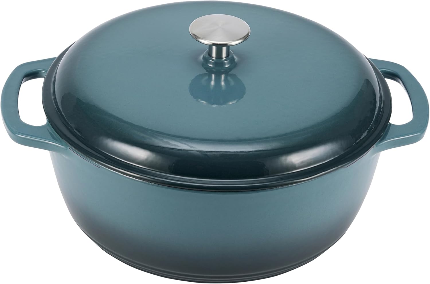Cast Iron Dutch Oven Pot with Lid, Heavy-Duty 7.3-Quart