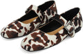 Mesh Ballet Flats for Women Buckle Strap Comfy Casual (Style LTBR)
