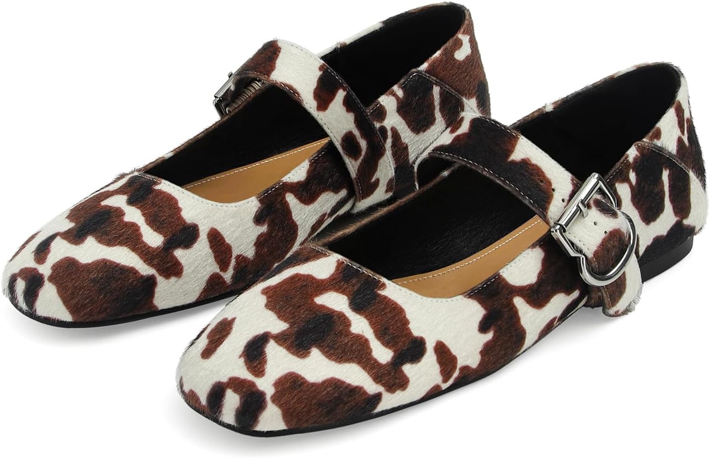 DOEYG Mesh Ballet Flats for Women - Comfy Casual Office Shoes