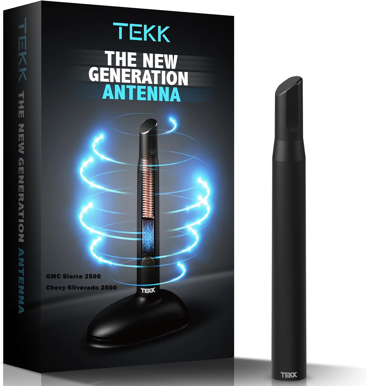 Tekk Short Antenna for 2006-2026 GMC Sierra and Chevy Silverado