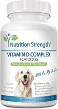 Vitamin D for Dogs with Calcium Magnesium Zinc - Immune & Bone Support