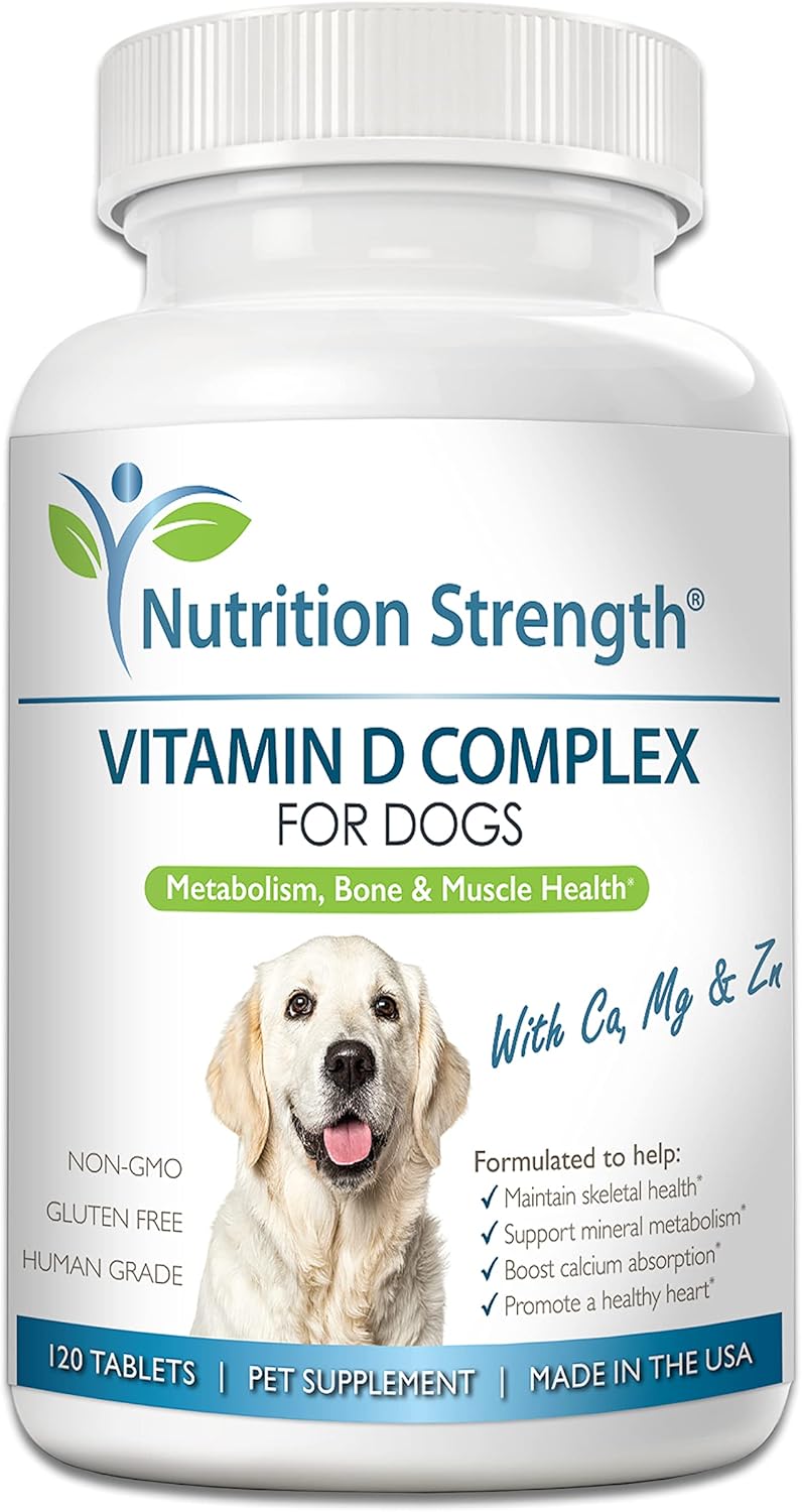 Vitamin D for Dogs with Calcium, Magnesium and Zinc Support
