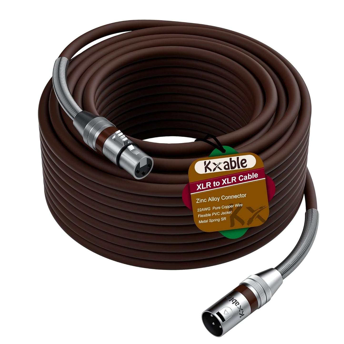 Premium 200ft XLR Cable for High Fidelity Sound Performance