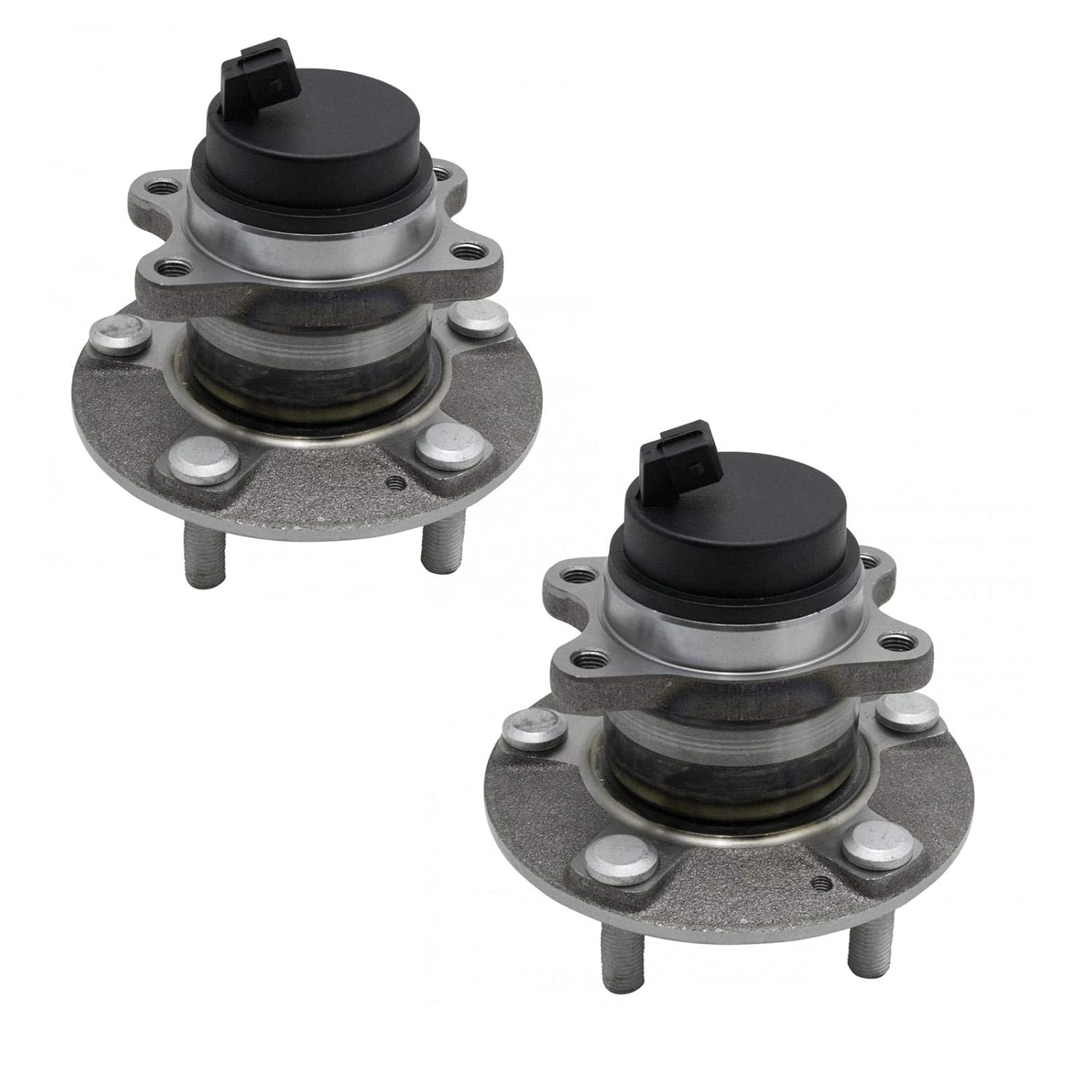 TRQ 2 Piece Rear Wheel Bearing & Hub Assembly Set for Kia Soul