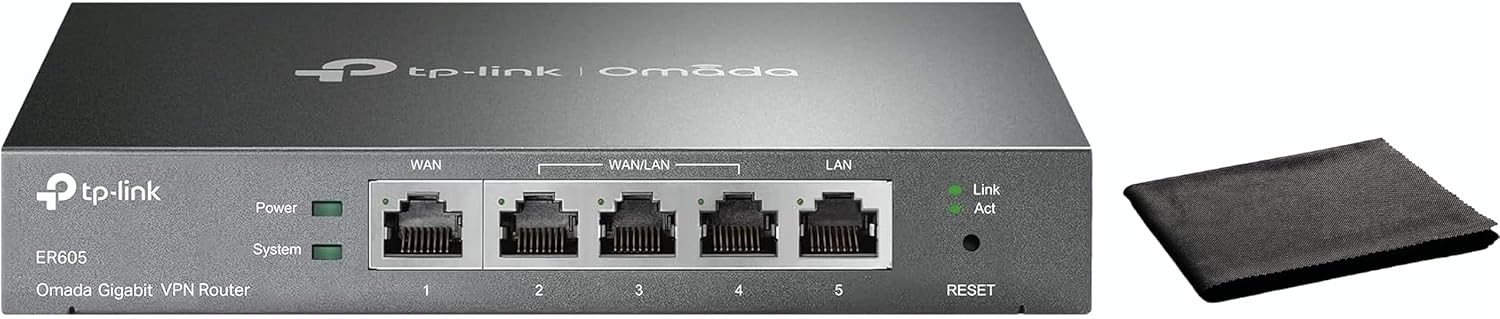 TP-Link ER-605 Gigabit VPN Router for Business Network Security
