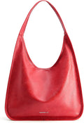 Women's Hobo Purse Faux Leather Shoulder Bag - Spacious Work