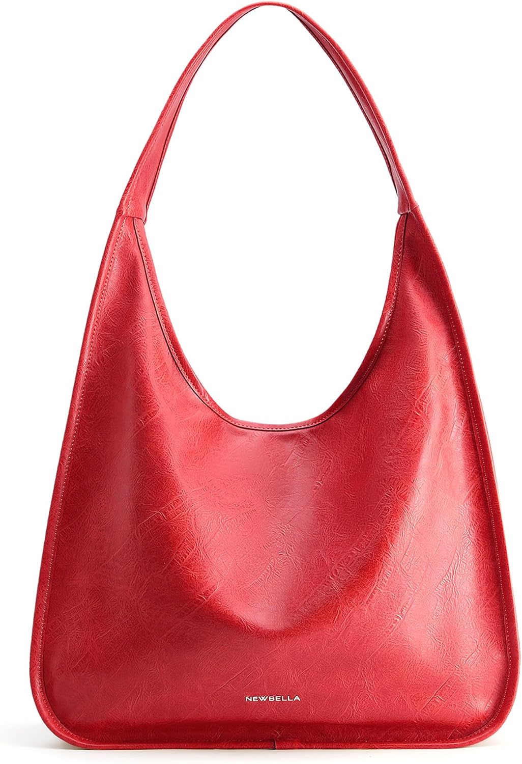 Women's Hobo Purse - Spacious Faux Leather Shoulder Bag