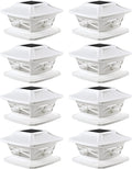 Davinci Lighting Flexfit Solar Outdoor Post Cap Lights - Bright LED 8