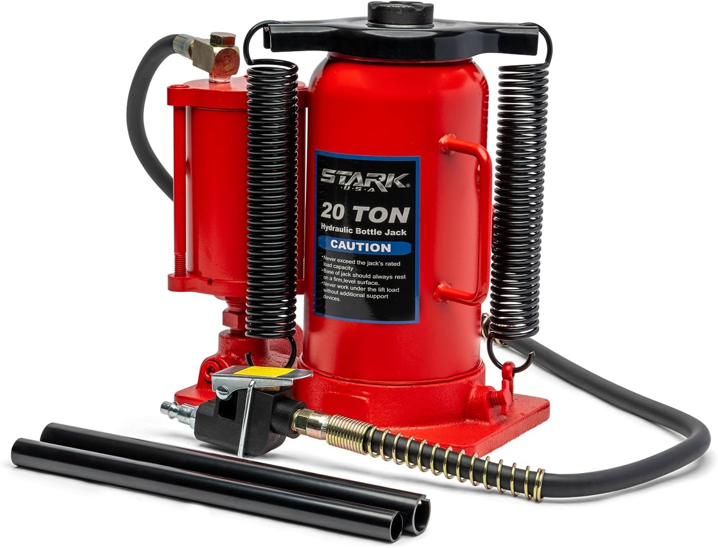 Stark USA 44,000 LBS Low Profile Air Hydraulic Bottle Jack