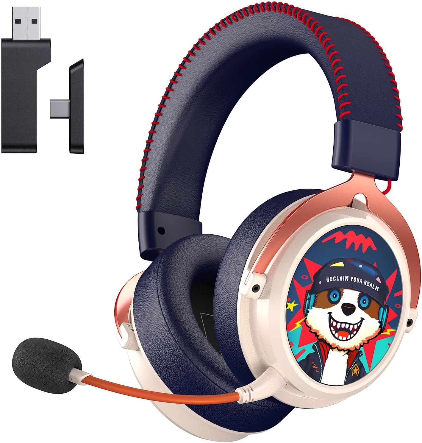 Immerse in 7.1 Surround Sound - Wireless Gaming Headset for Multi-Platform
