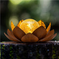 Huaxu Solar Lotus Flower Outdoor Light - Decorative Garden Accent