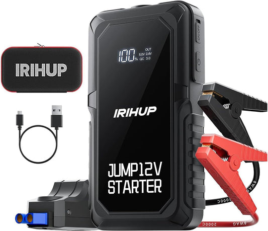 2000A Car Jump Starter Pack - Fast, Portable Power!