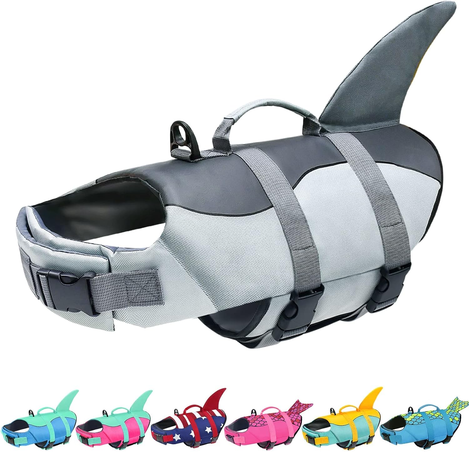 Malier Dog Life Jacket for Swimming and Boating Safety