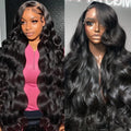 28 Inch Body Wave Lace Front Wig Human Hair - Natural Full Look