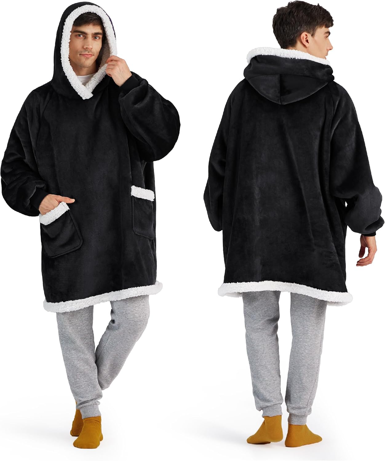 Bedsure Blanket Hoodie for Ultimate Comfort and Warmth