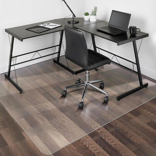 SALLOUS Chair Mat for Hard Floors - Large 63x51in Floor Protector