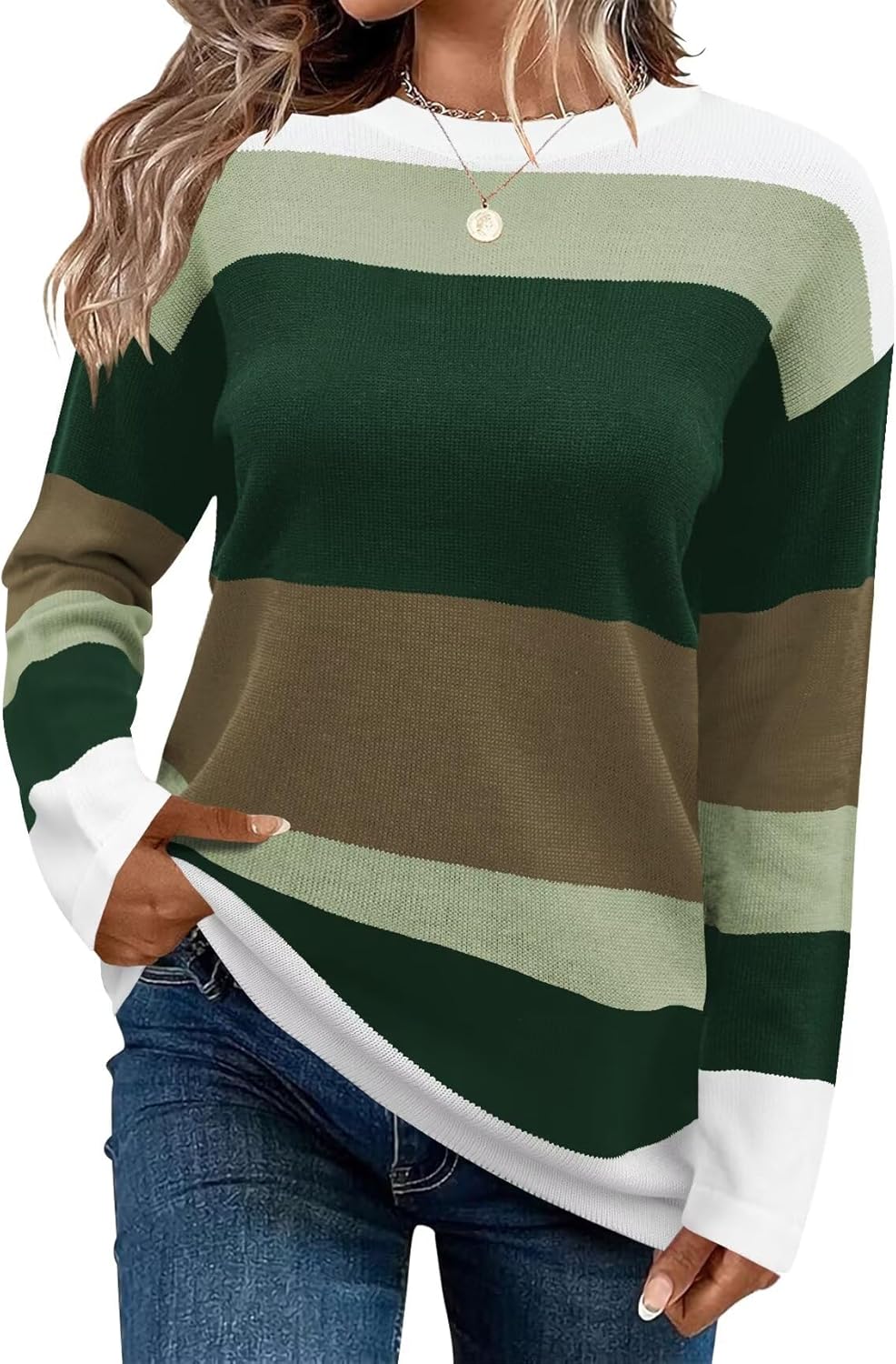 Cute Striped Sweaters for Women - Cozy Fall Fashion Essential