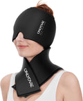 Migraine Relief Cap and Neck Ice Pack Wrap Set - Cold & Hot Therapy