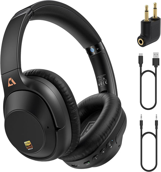 YMOO Bluetooth 5.3 Hybrid Active Noise Cancelling Headphones