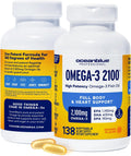 Omega-3 2100mg Fish Oil Supplement Triple Strength - High Potency