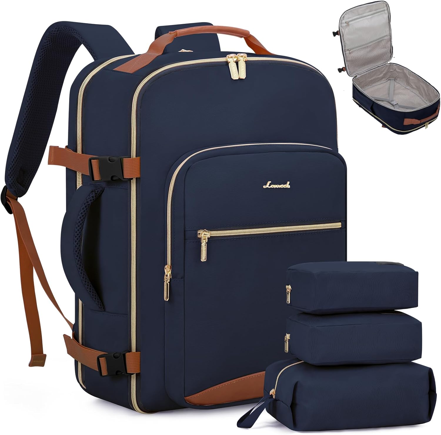 LOVEVOOK 50L Travel Backpack with Laptop Compartment for Men
