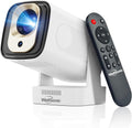 1080P Mini Portable Projector 4K Support - Smart WiFi Bluetooth