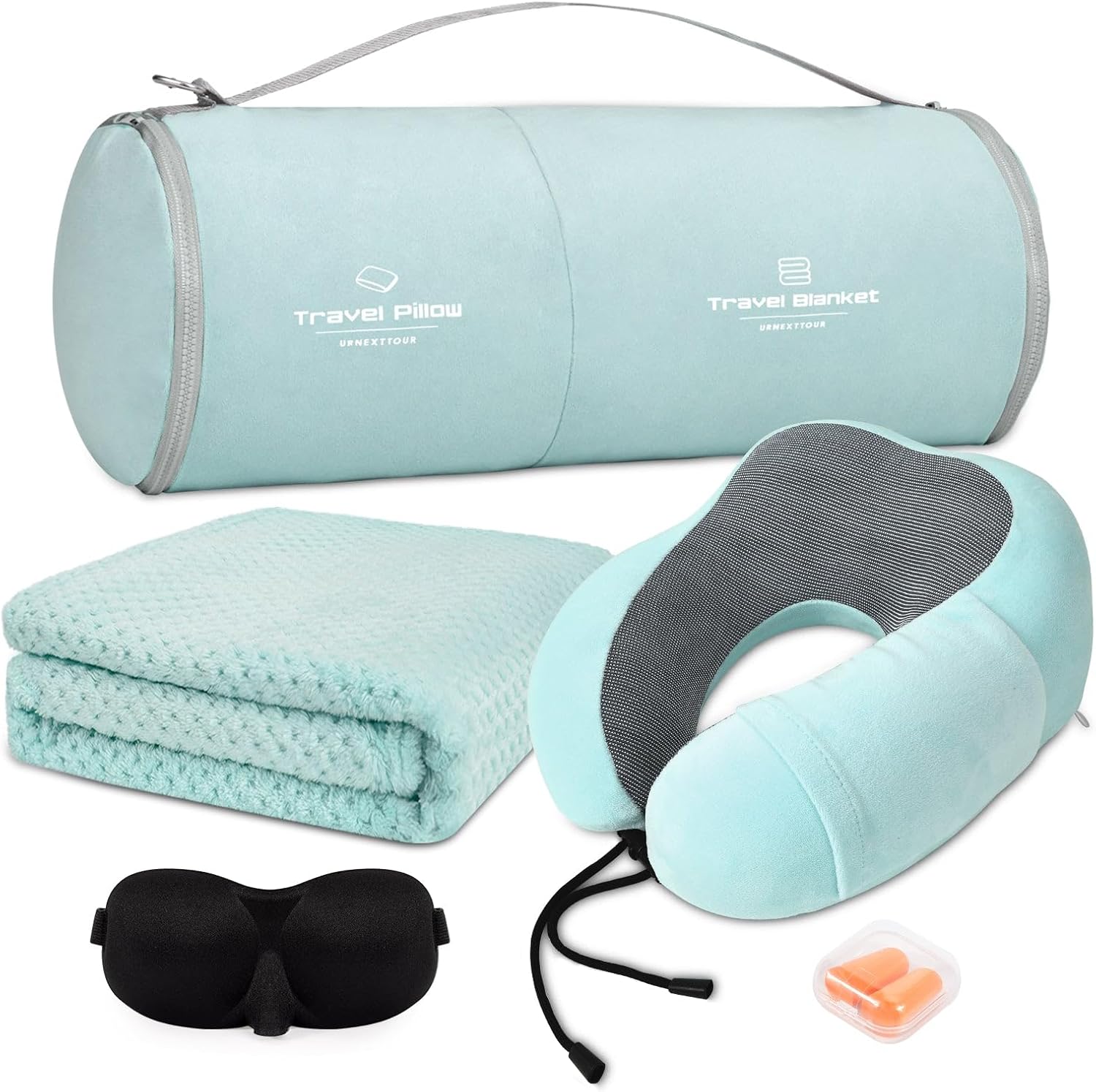 Travel Pillow and Blanket Set for Comfortable Journeys