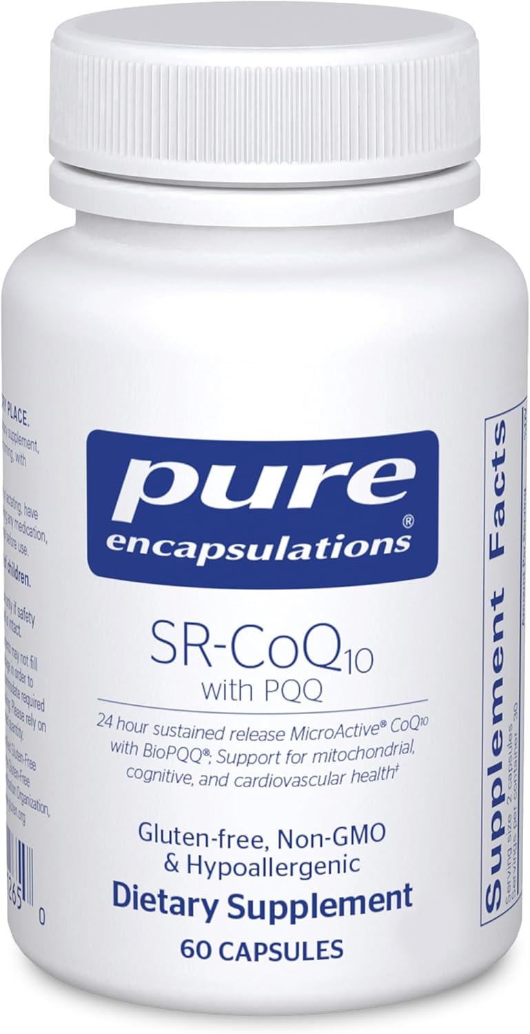 Pure Encapsulations SR-CoQ10 with PQQ for Heart Health Support