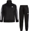 adidas boys Tricot Tracksuit Jacket Jogger Pant Set - Comfortable