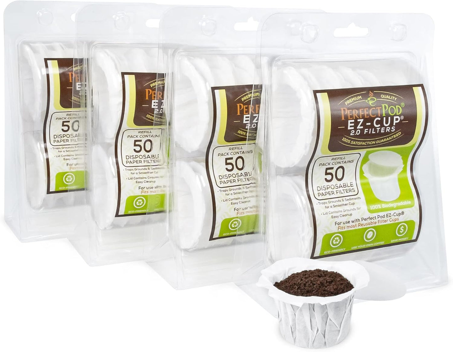 Enhance Flavor: PERFECT POD Paper Filters 4-Pack