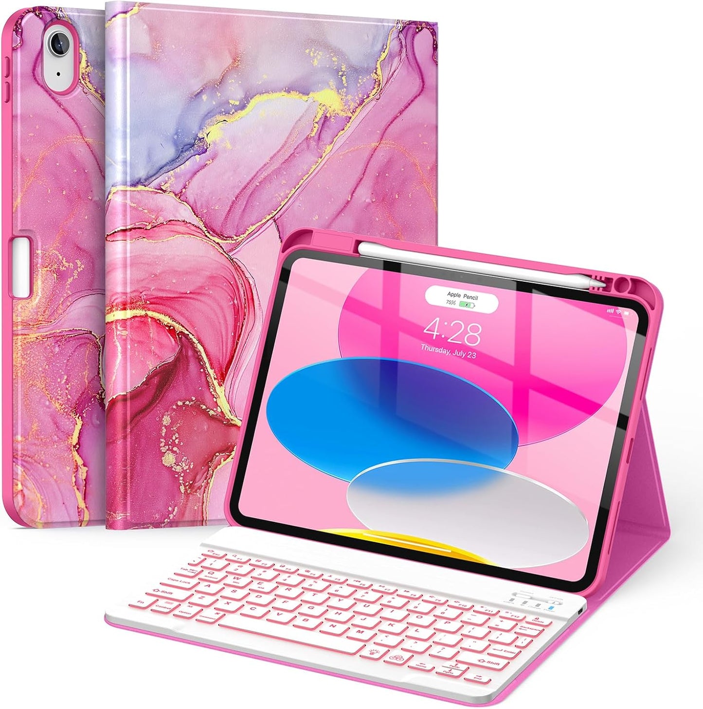 Soke iPad 11/10.9 inch Case with Keyboard and Backlight Features