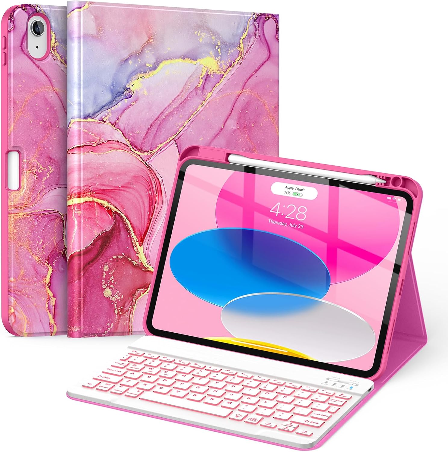 Soke iPad 11/10.9 inch Case with Keyboard and Backlight Features