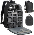 DSLR Camera Backpack with 14in Laptop Sleeve - Compact Photo Pack