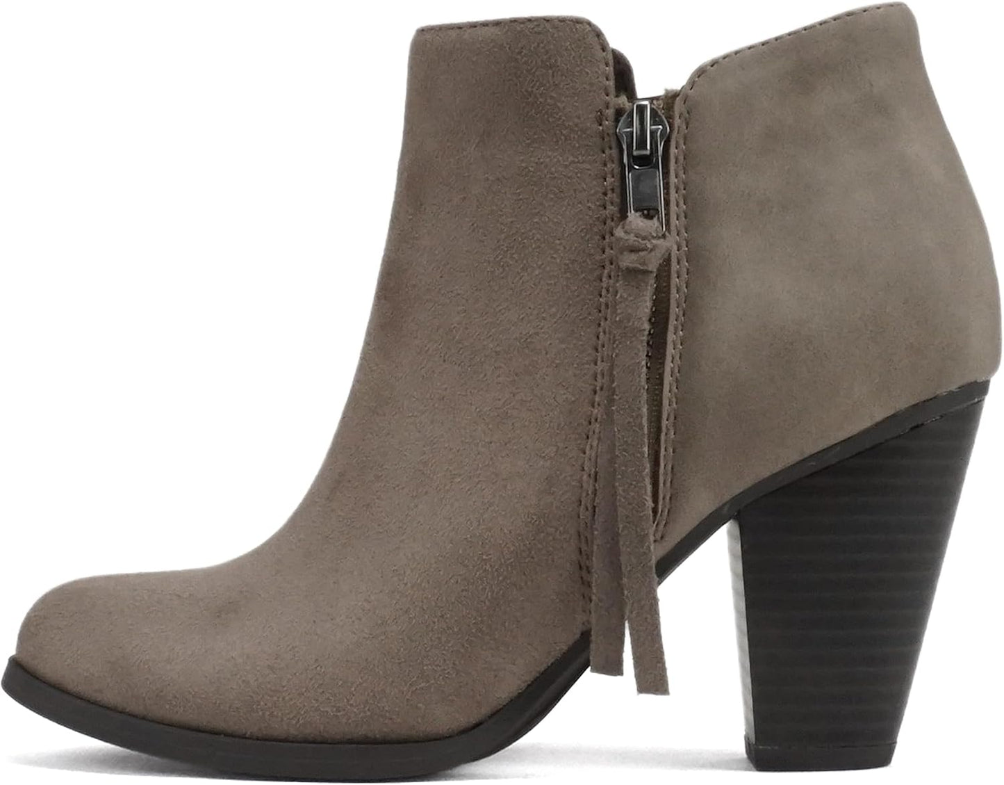 Soda Women's Ages Tassel Zip Chunky Heel Bootie Review