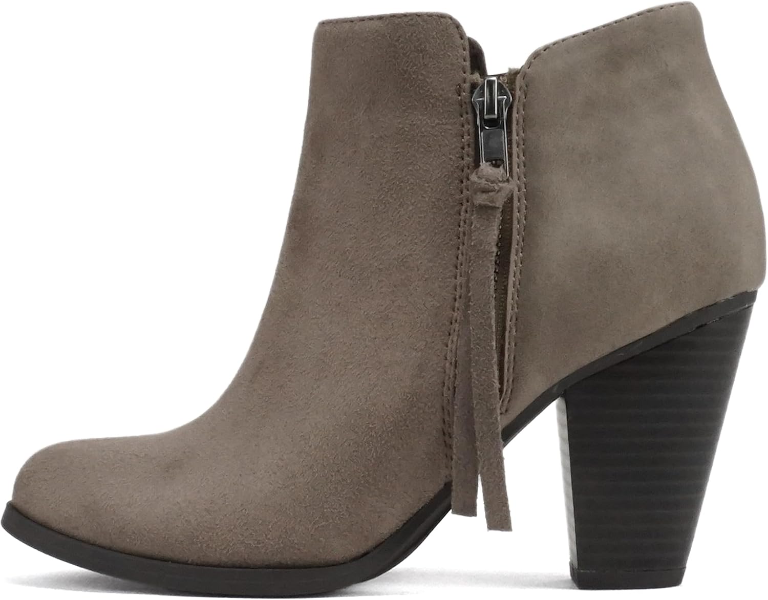 Soda Women's Ages Tassel Zip Chunky Heel Bootie Review