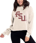 chicka-d NCAA womens Campus Hoodie - Cropped Comfort for Gameday LLC