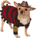 Freddy Krueger Pet Costume for Dogs or Cats - Small Size Fun