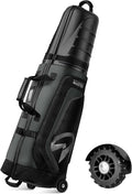 Golf Travel Bag with Hard Shell Top and Wheels - Lightweight