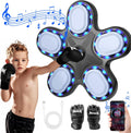 Music Boxing Machine for Kids - Wall-Mount Bluetooth Punch Target
