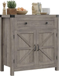 HOSTACK Coffee Bar Cabinet - Modern Farmhouse Storage Sideboard