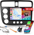 Podofo 2G 64G Car Stereo for Honda Civic 2001-2005