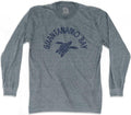 Guantanamo Bay Beach Sea Turtle Adult Tri-Blend Long Sleeve T-shirt