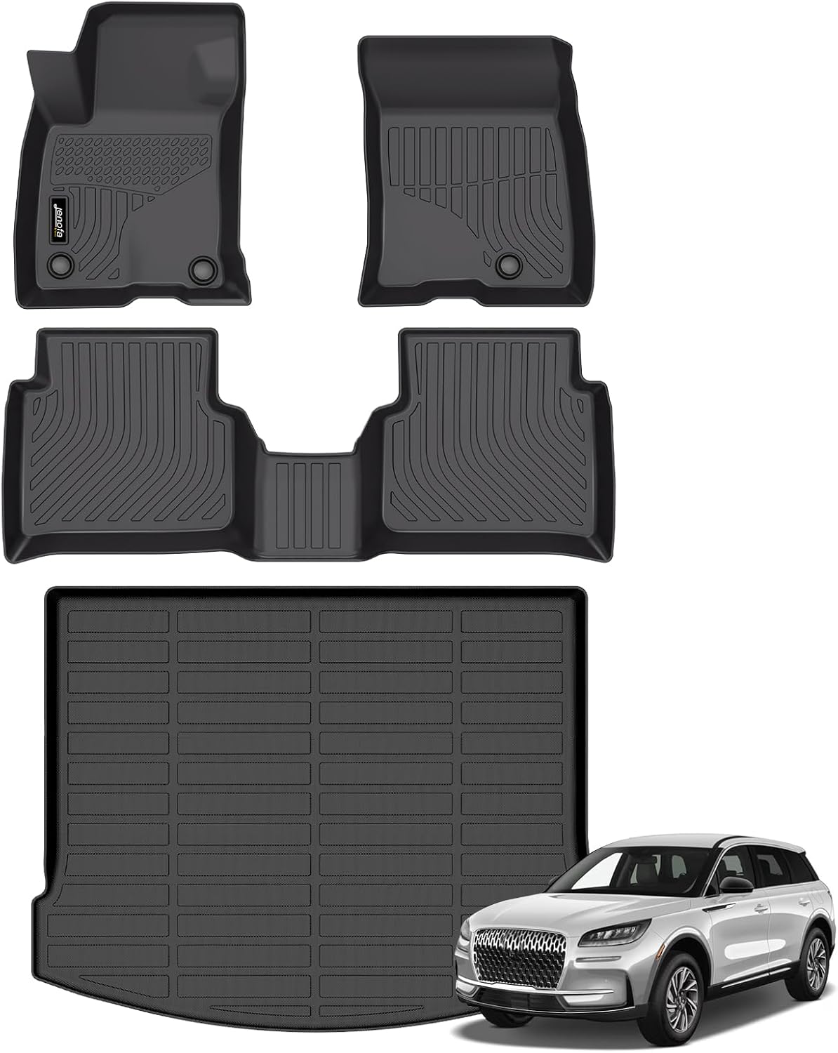 Jenofa Floor Mats & Cargo Liner for Lincoln Corsair 2020-2025