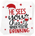 Cheeky Christmas Cocktail Napkins - 50 Pack