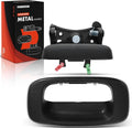 A-Premium Upgraded Metal Tailgate Handle with Bezel Trim Rod Clips