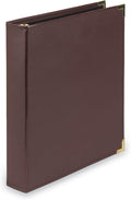 Samsill Classic Collection Leather 3 Ring Binder - Executive Portfolio