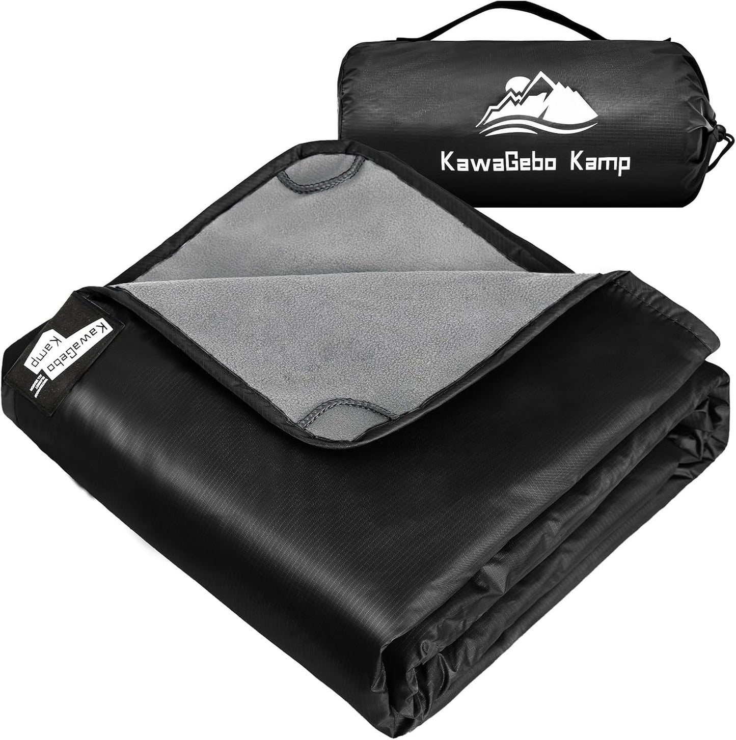 Fleece Waterproof Outdoor Blanket for Camping and Picnics