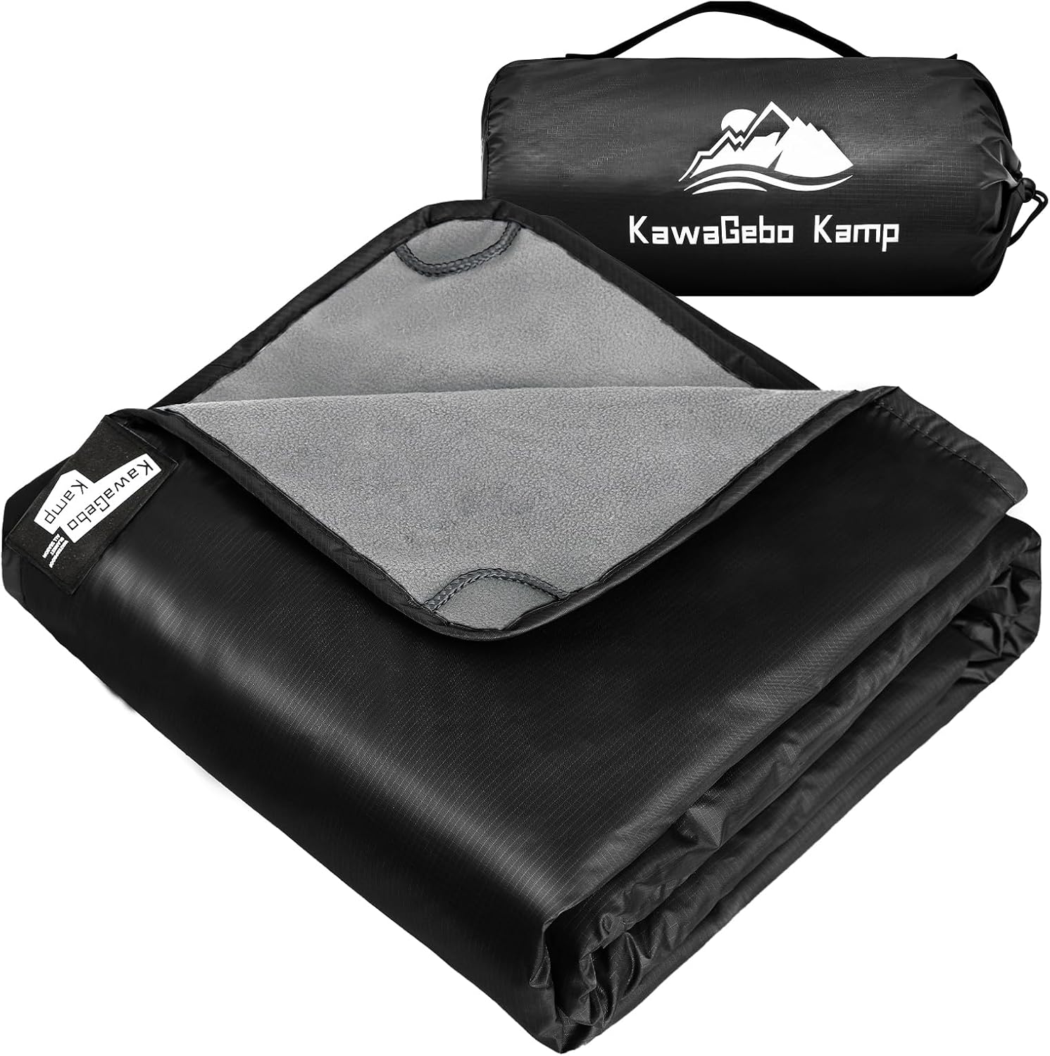 Fleece Waterproof Outdoor Blanket for Camping and Picnics